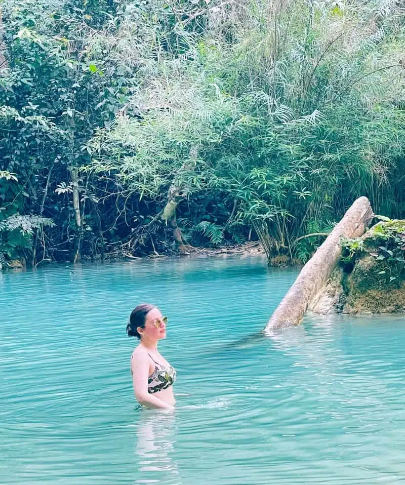 Kuang Si Waterfall and Hmong elephant village day tour near Luang Prabang, Laos
